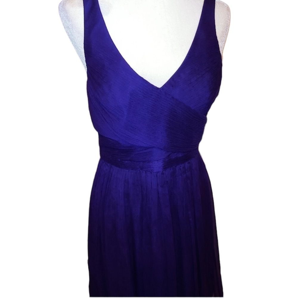 J. Crew Purple Silk Chiffon Heidi Cocktail Party Dress 8